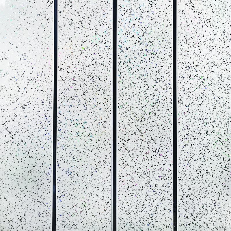 White Sparkle with Chrome