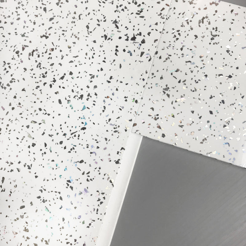 White Sparkle 8mm