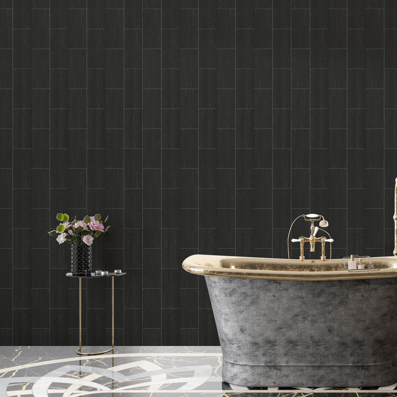 Dark Lined Marble 10mm (1m wide x 2.4m high)