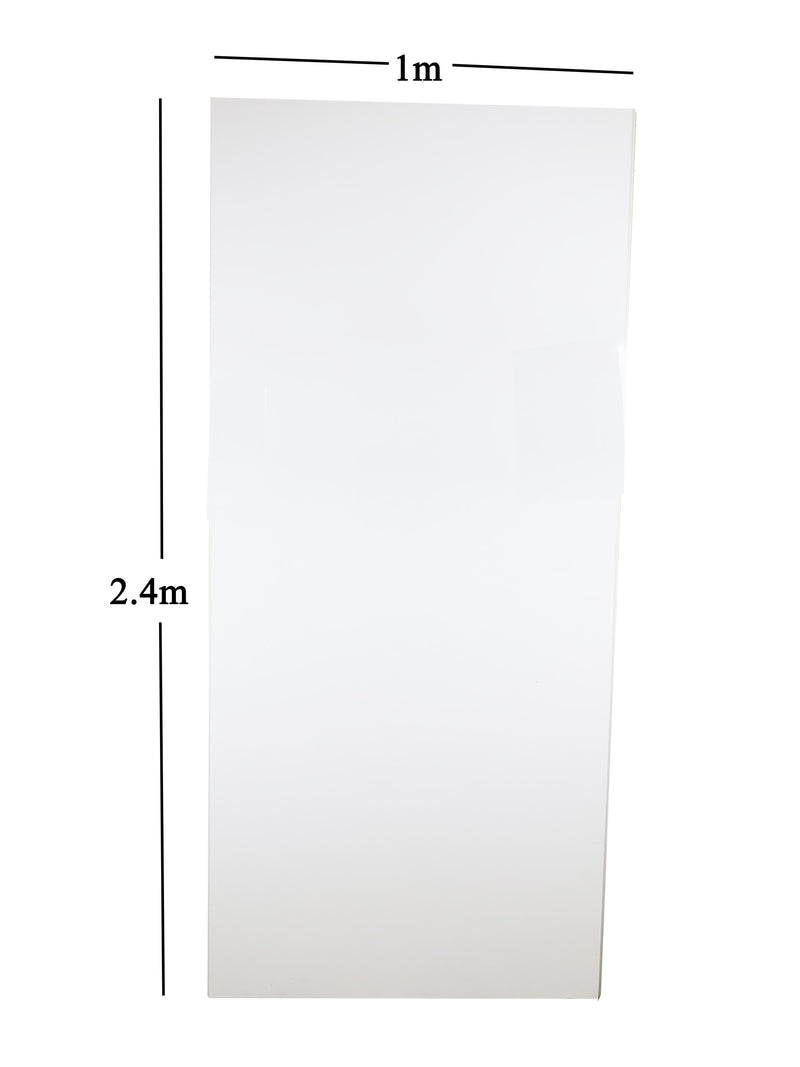 white gloss 1m wide pvc cladding shower panels wall panels