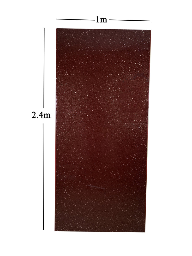 red sparkle 1m wide pvc cladding shower panels wall panels