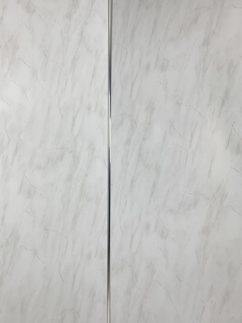 Pastel Grey 1m Wide PVC Cladding 10mm
