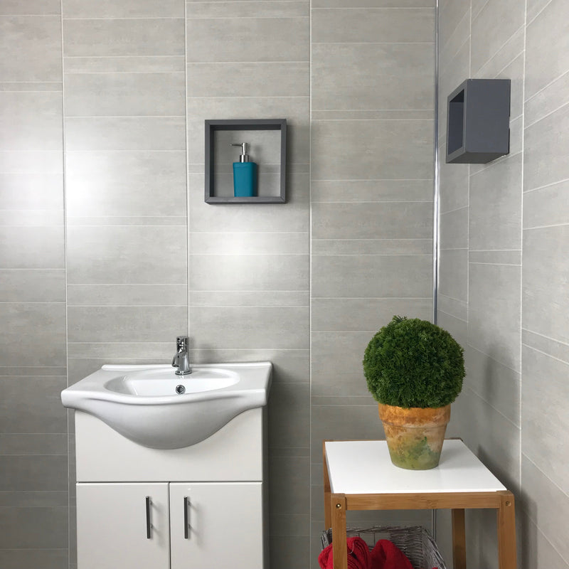 Multi Tile Grey 400mm (Large Tiles)