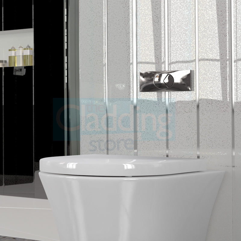 White Sparkle with Chrome
